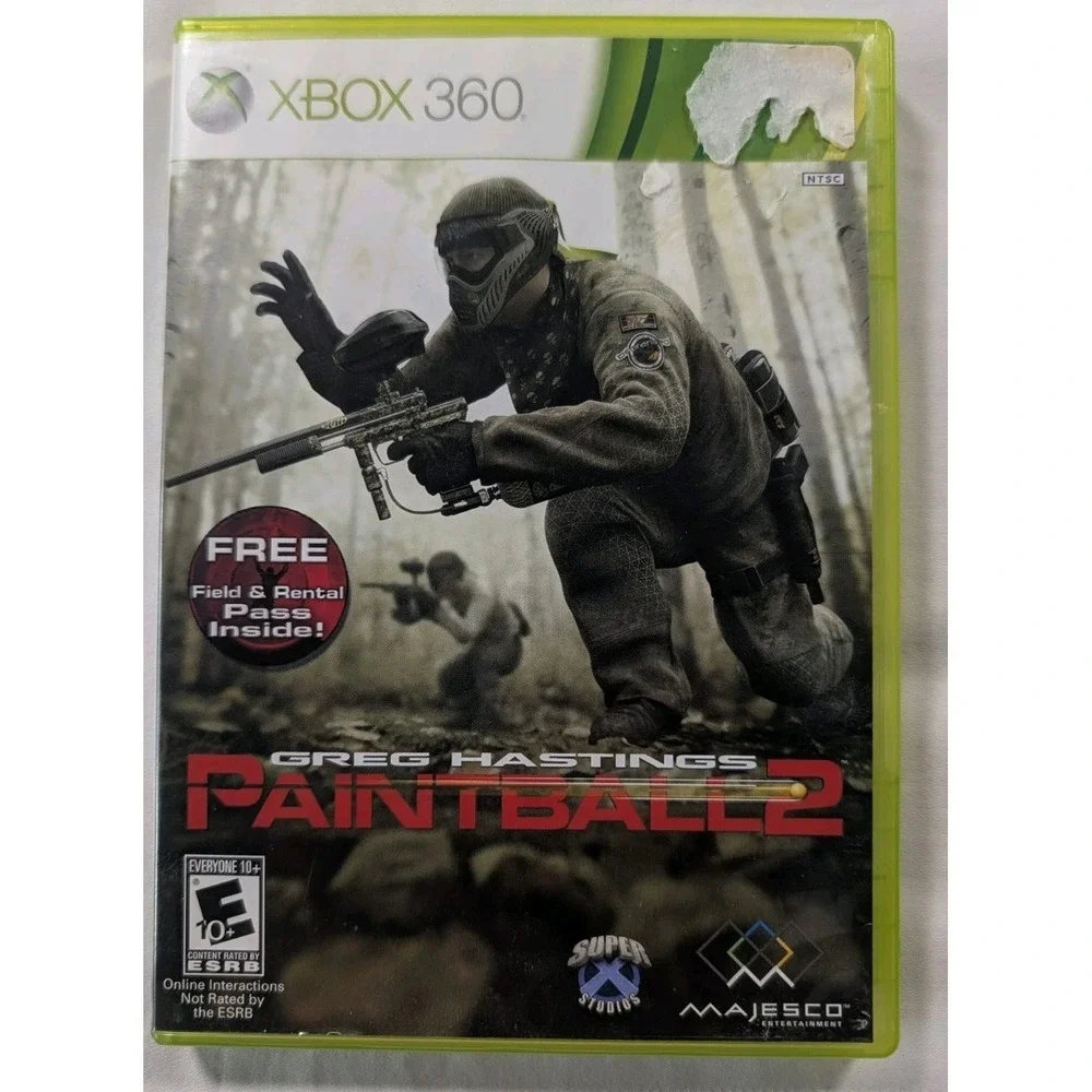 Greg Hastings Paintball 2 Xbox 360 2010 Complete CIB w/ Manual Tested